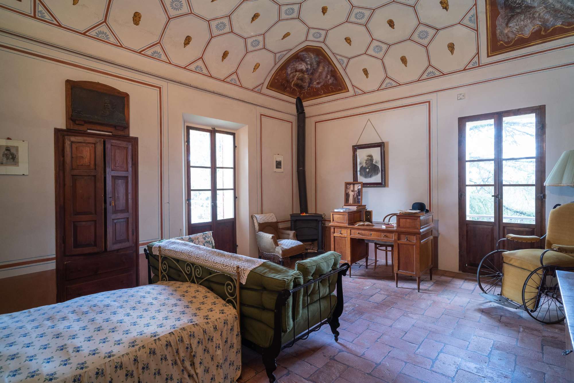 Stanza di Carducci, Villa Silvia. Foto di Luca Bacciocchi.